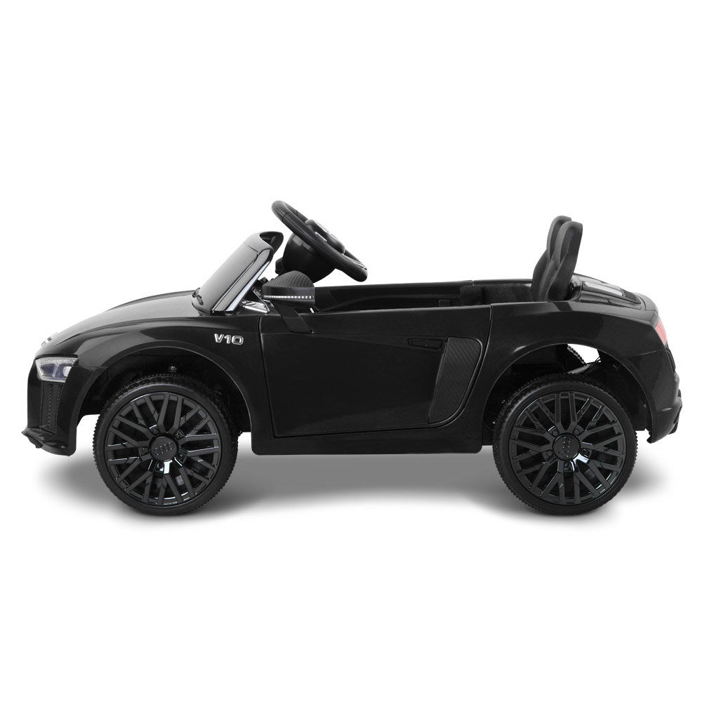 Ride On Cars: Kids Ride On Car Audi R8 Licensed Sports Electric Toy Cars Black
