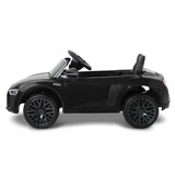 Ride On Cars: Kids Ride On Car Audi R8 Licensed Sports Electric Toy Cars Black