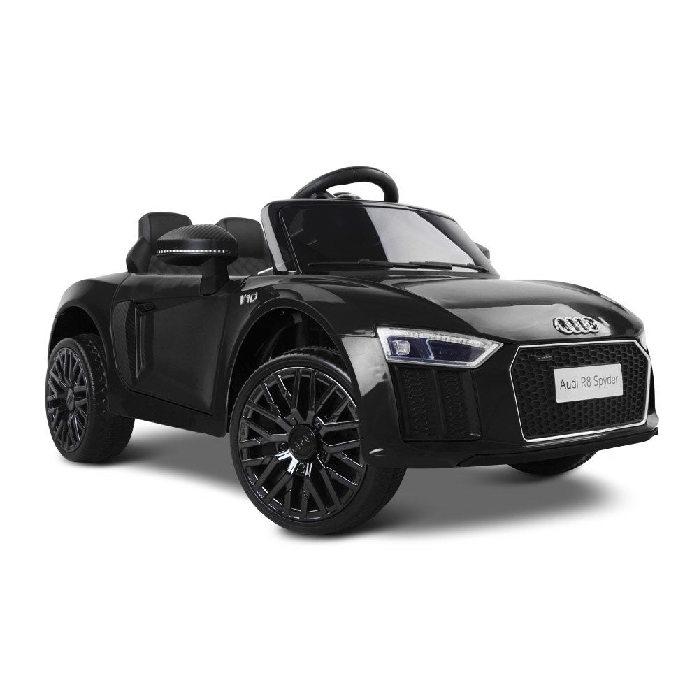 Ride On Cars: Kids Ride On Car Audi R8 Licensed Sports Electric Toy Cars Black