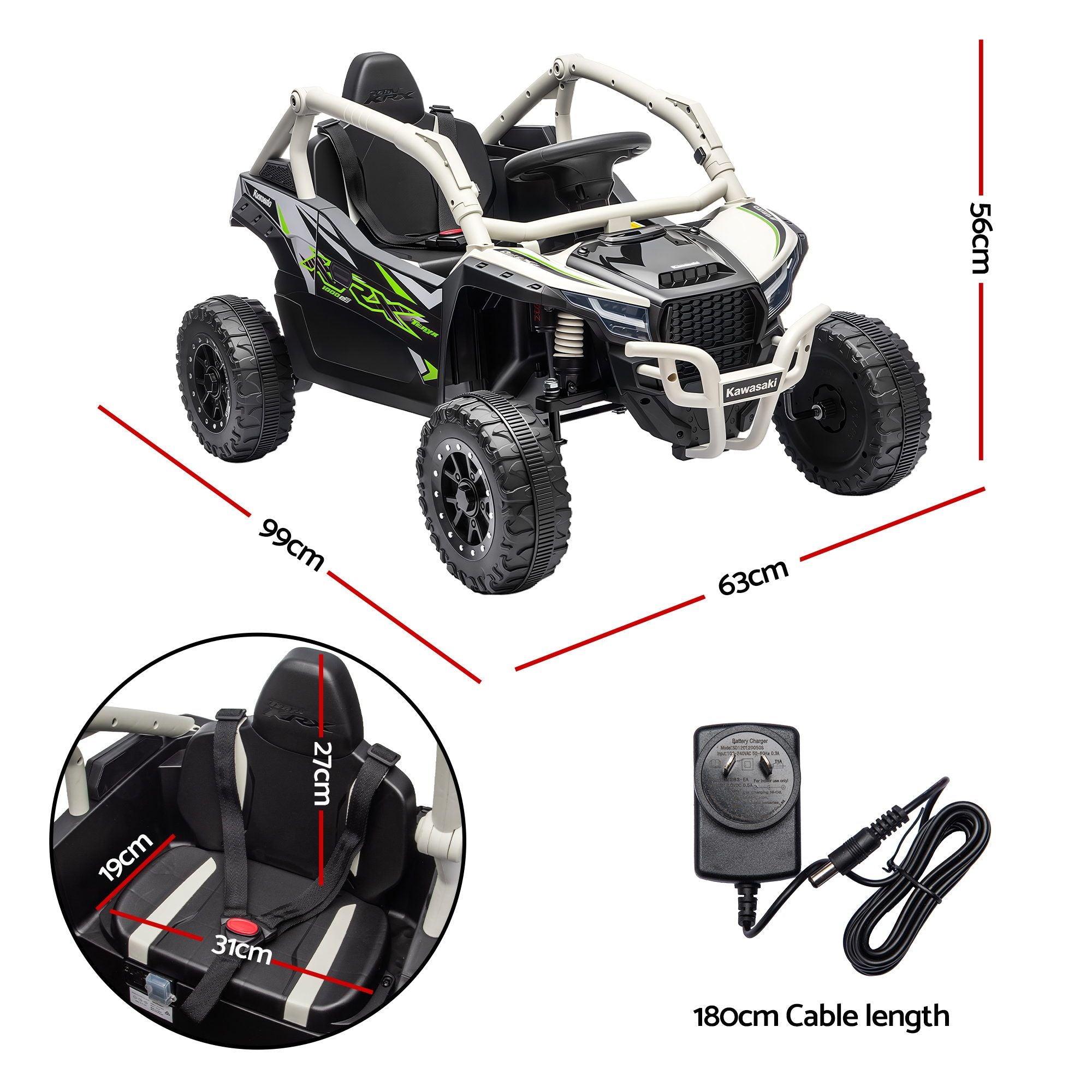 Rigo Kids Electric Ride On Car Black Pink Ride-On Toy with Remote Control