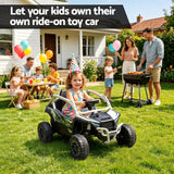 Rigo Kids Electric Ride On Car Black Pink Ride-On Toy with Remote Control