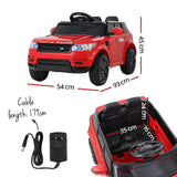Ride On Cars: Rigo Kids Electric Ride On Car SUV Range Rover-inspired Cars Remote 12V Red