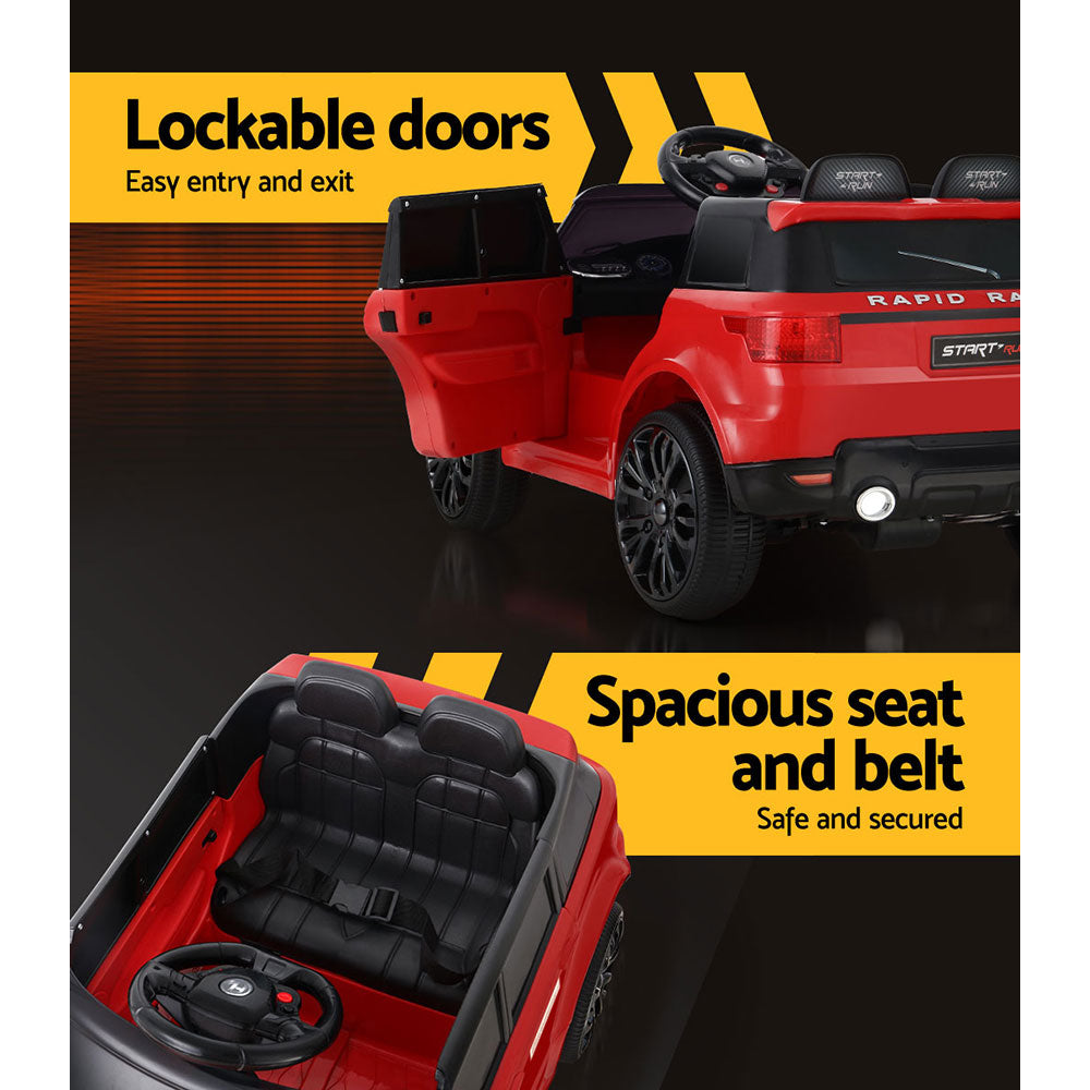Ride On Cars: Rigo Kids Electric Ride On Car SUV Range Rover-inspired Cars Remote 12V Red