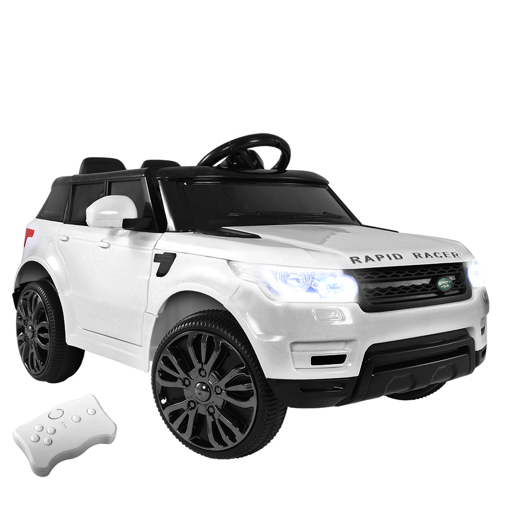 Ride On Cars: Rigo Kids Electric Ride On Car SUV Range Rover-inspired Cars Remote 12V White