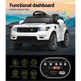 Ride On Cars: Rigo Kids Electric Ride On Car SUV Range Rover-inspired Cars Remote 12V White