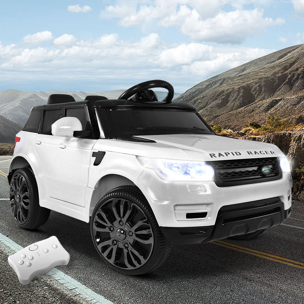 Ride On Cars: Rigo Kids Electric Ride On Car SUV Range Rover-inspired Cars Remote 12V White