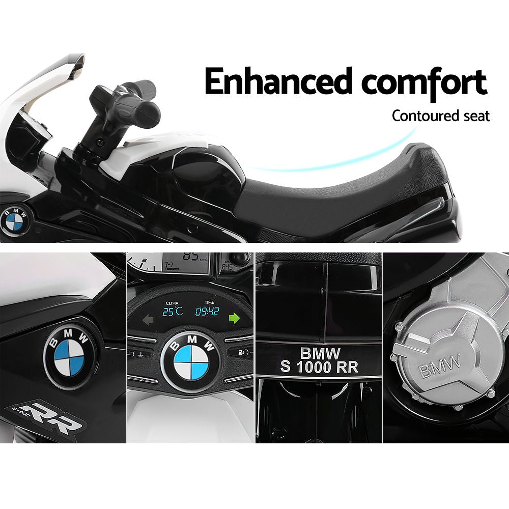 Bikes & Scooters: Kids Ride On Car Electric Ride On Cars Motorcycle Motorbike BMW Licensed S1000RR Black