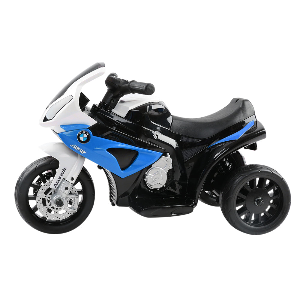 Bikes & Scooters: Kids Electric Ride On Car Police Motorcycle Motorbike BMW Licensed S1000RR Blue