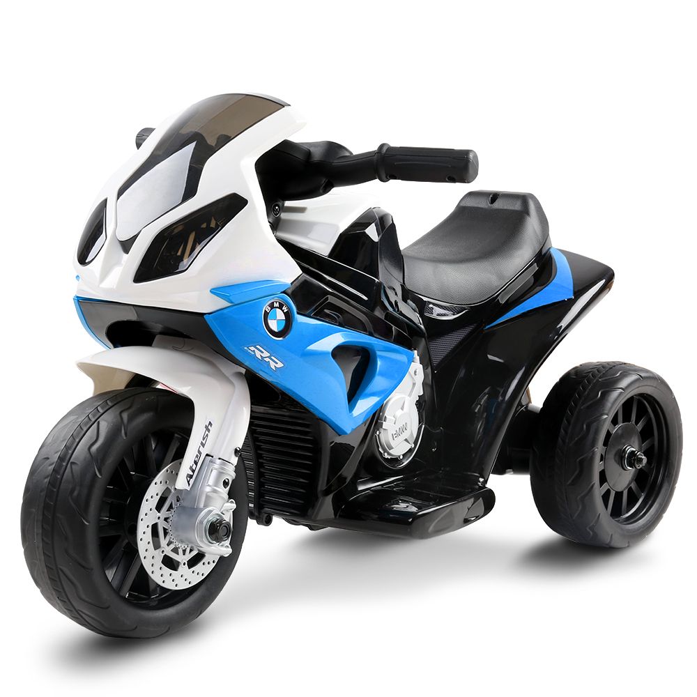 Bikes & Scooters: Kids Electric Ride On Car Police Motorcycle Motorbike BMW Licensed S1000RR Blue