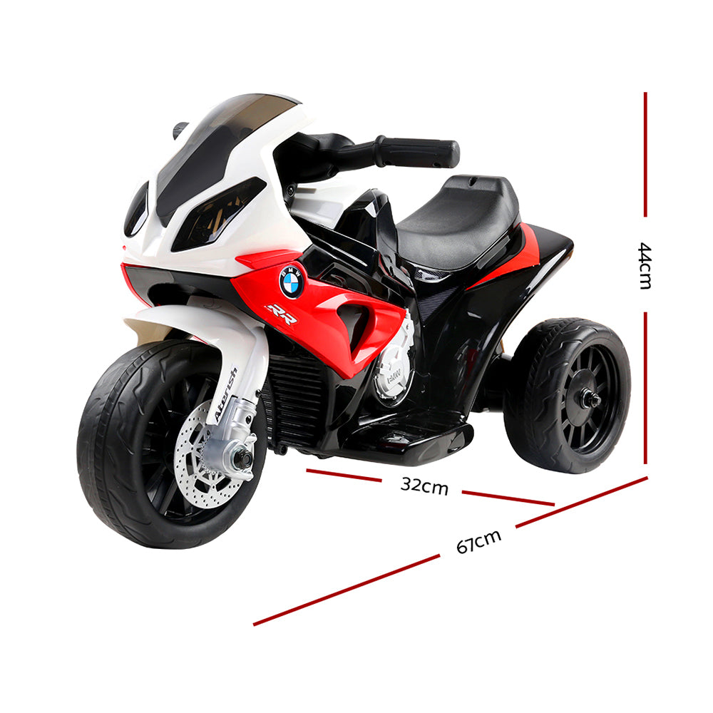 Bikes & Scooters: Kids Electric Ride On Car Police Motorcycle Motorbike BMW Licensed S1000RR Red