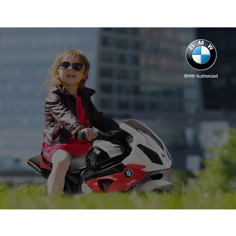 Bikes & Scooters: Kids Electric Ride On Car Police Motorcycle Motorbike BMW Licensed S1000RR Red