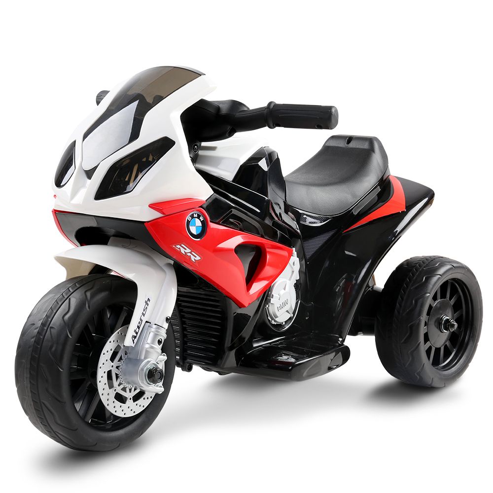 Bikes & Scooters: Kids Electric Ride On Car Police Motorcycle Motorbike BMW Licensed S1000RR Red
