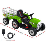 Ride On Cars: Electric Ride On Car Rigo Kids Ride On Cars Tractor Toy 12V Green
