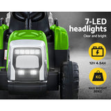 Ride On Cars: Electric Ride On Car Rigo Kids Ride On Cars Tractor Toy 12V Green
