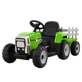 Ride On Cars: Electric Ride On Car Rigo Kids Ride On Cars Tractor Toy 12V Green