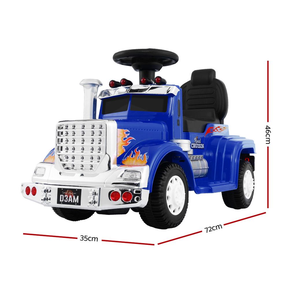 Ride On Cars: Rigo Kids Electric Ride On Car Truck Motorcycle Motorbike Toy Cars 6V Blue