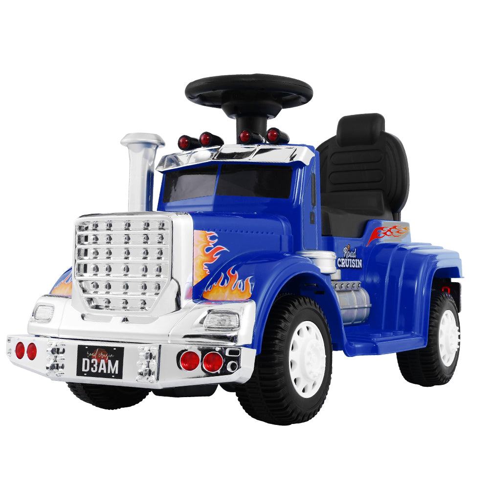 Ride On Cars: Rigo Kids Electric Ride On Car Truck Motorcycle Motorbike Toy Cars 6V Blue