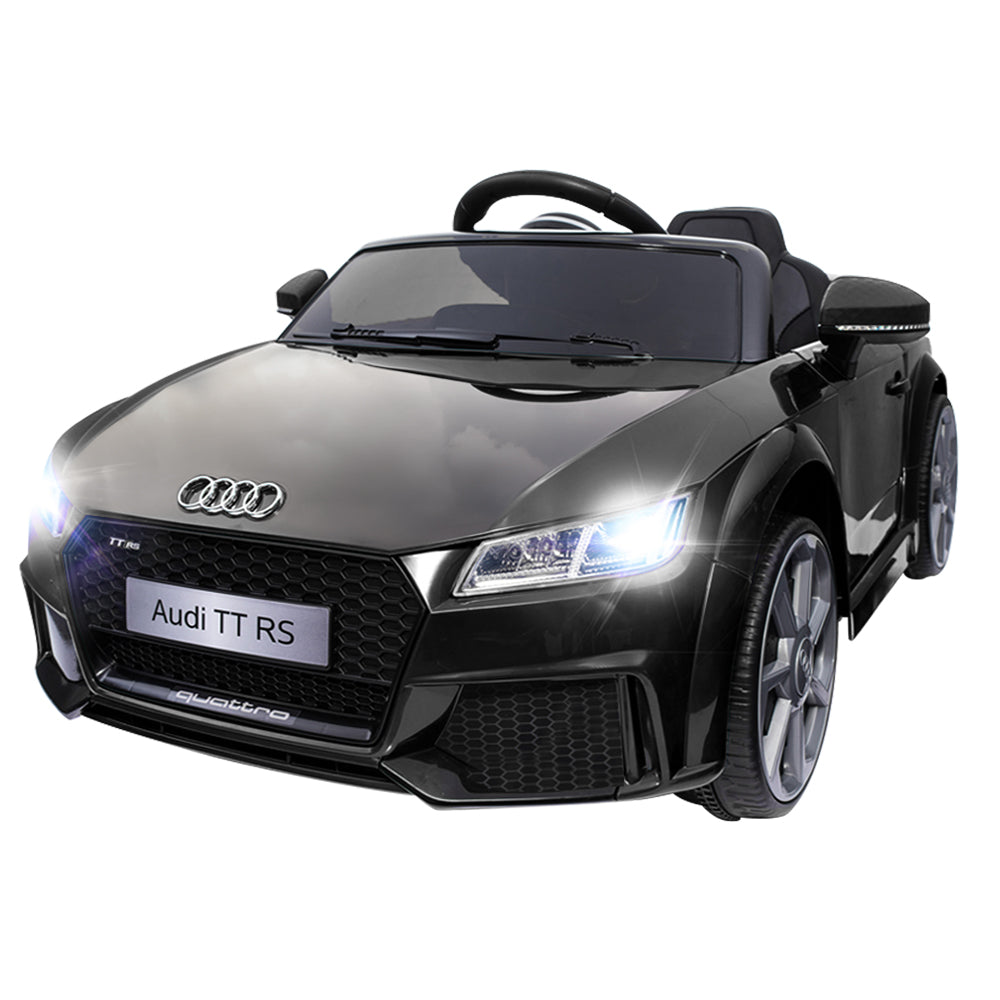 Ride On Cars: Kids Electric Ride On Car Audi Licensed TTRS Toy Cars Remote 12V Battery Black