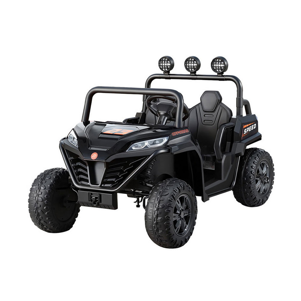 Ride On Cars: Rigo Kids Ride On Car Electric Toys Cars Headlight Music Remote Control Black
