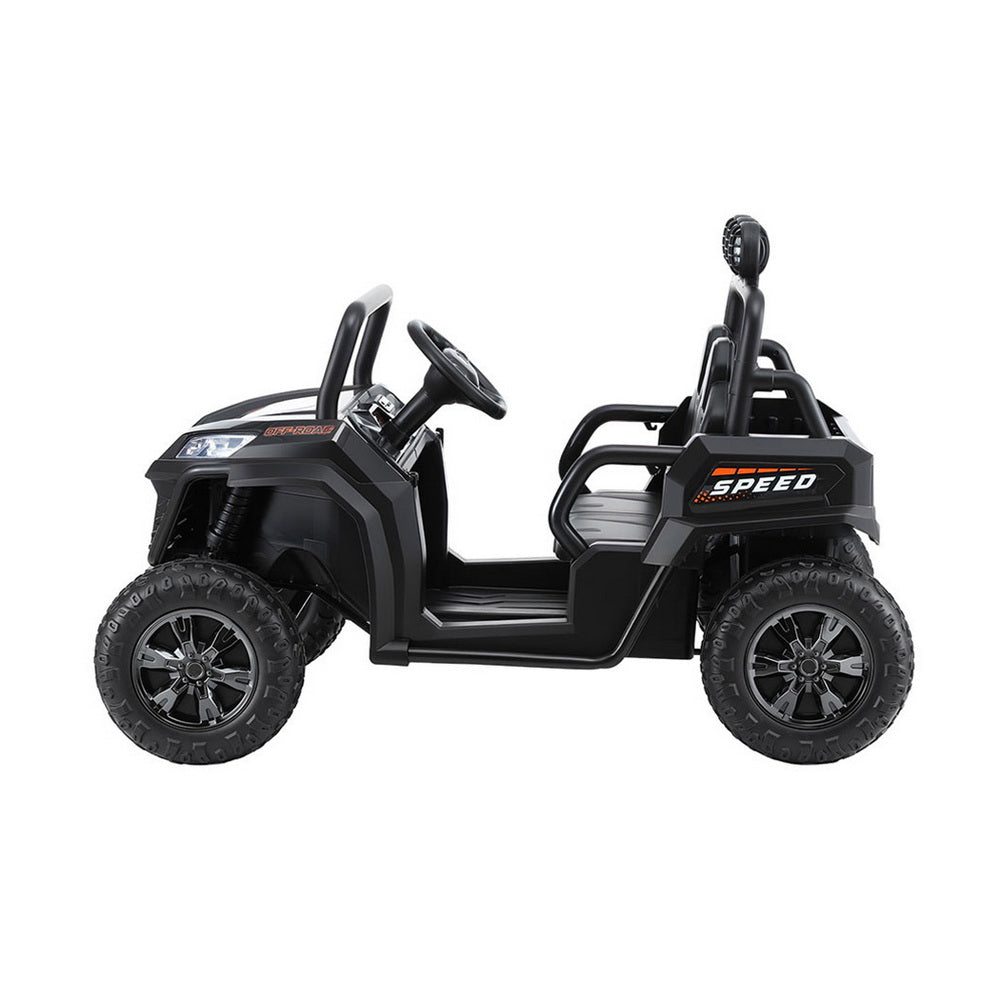 Ride On Cars: Rigo Kids Ride On Car Electric Toys Cars Headlight Music Remote Control Black