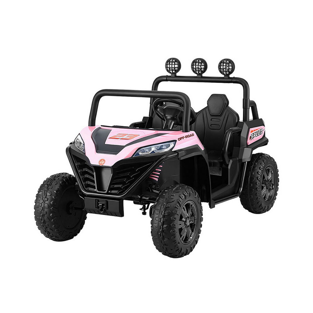 Ride On Cars: Rigo Kids Ride On Car Electric Toys Cars Headlight Music Remote Control Pink
