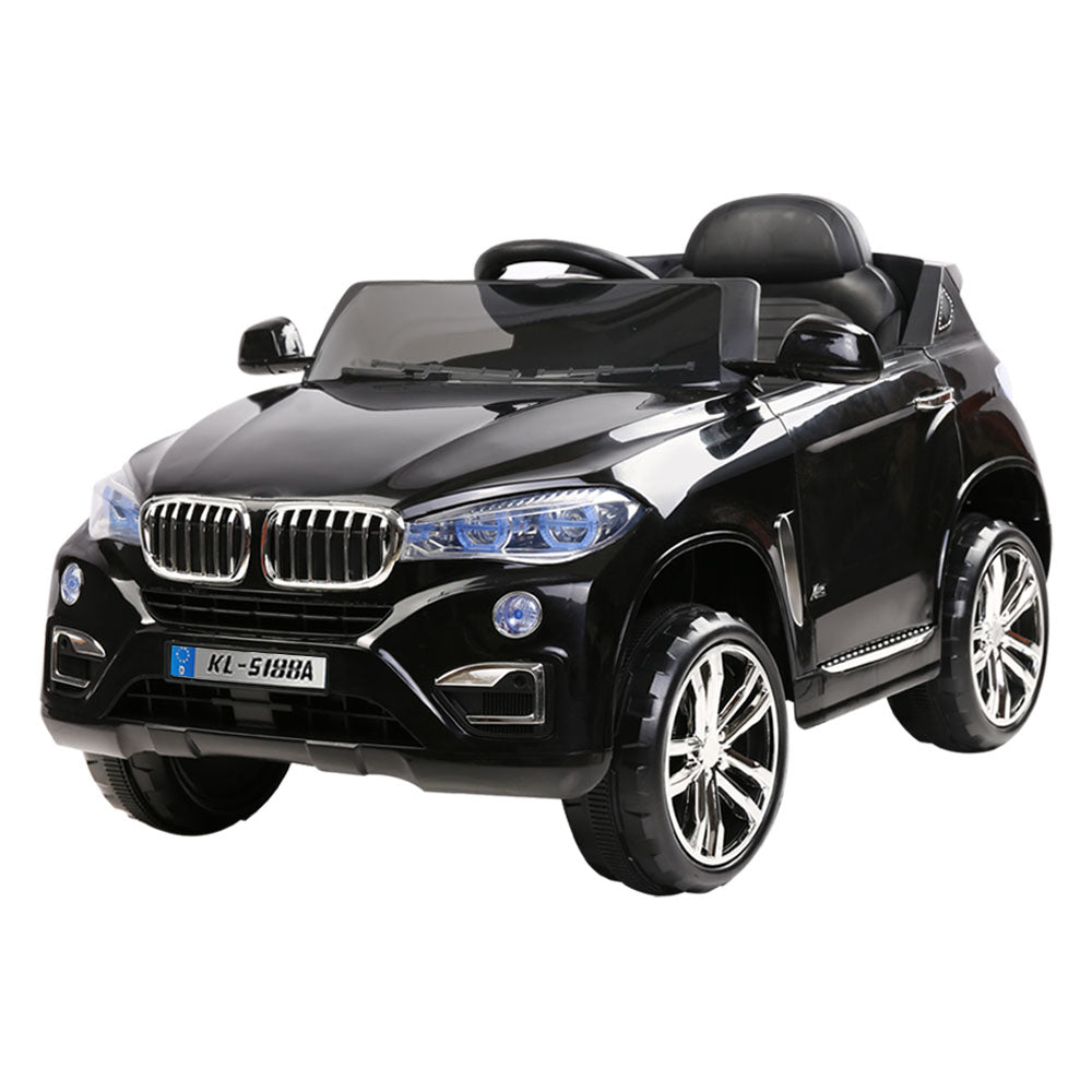 Ride On Cars: Rigo Kids Electric Ride On Car SUV BMW-Inspired X5 Toy Cars Remote 6V Black
