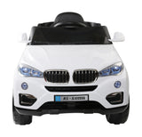 Ride On Cars: Rigo Kids Electric Ride On Car SUV BMW-Inspired X5 Toy Cars Remote 6V White
