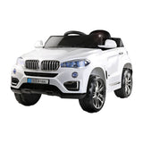 Ride On Cars: Rigo Kids Electric Ride On Car SUV BMW-Inspired X5 Toy Cars Remote 6V White