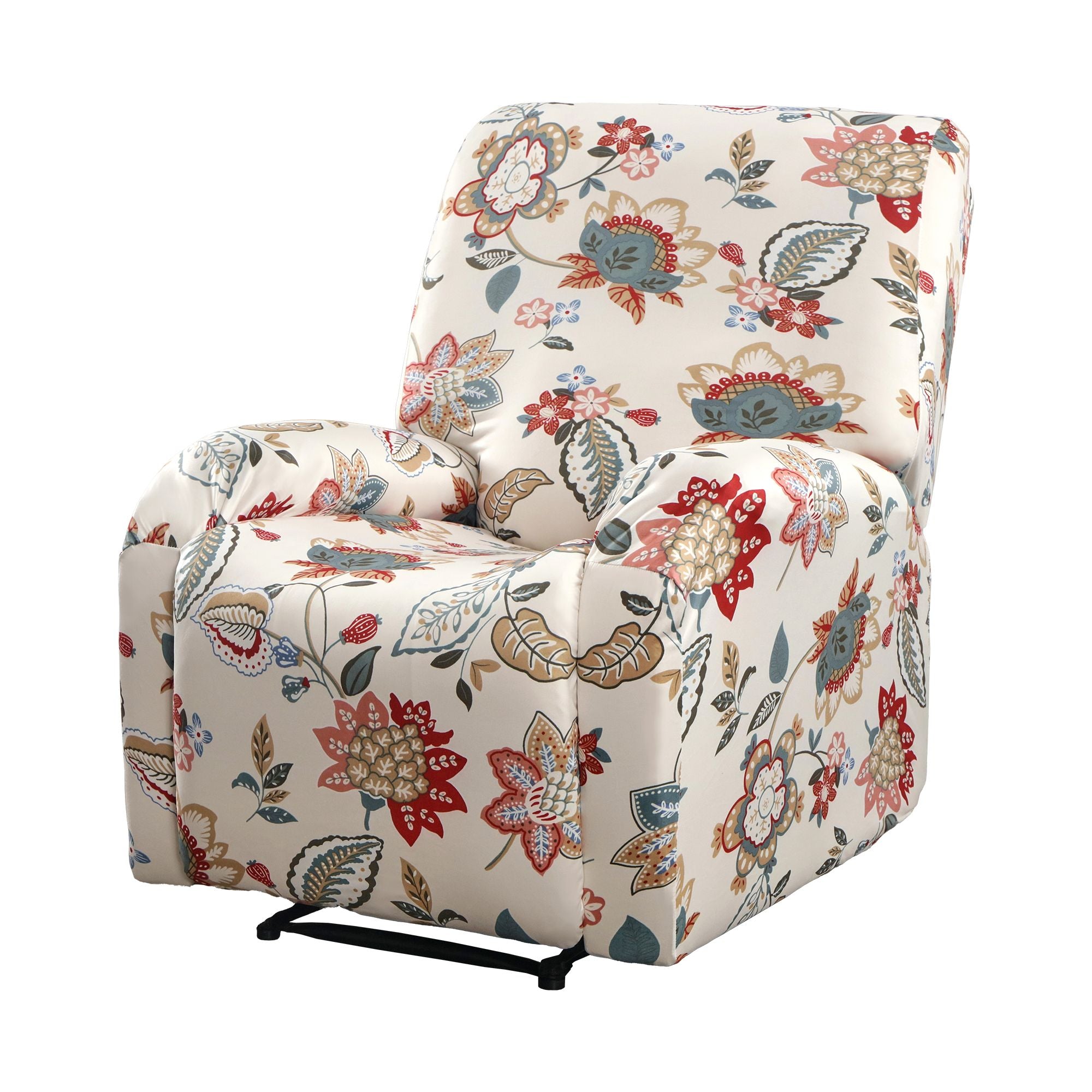 Artiss Stretch Kids Recliner Cover 4-Pieces Recliner Chair Slipcovers Printed Polyester