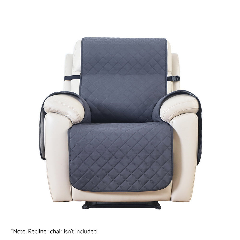 Outdoor Chairs: Artiss Recliner Chair Cover 100% Water Resistant Grey