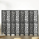 Room Dividers: Artiss 8 Panel Room Divider Screen 325x170cm Clover Black