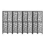 Room Dividers: Artiss 8 Panel Room Divider Screen 325x170cm Clover Black