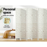 Room Dividers: Artiss 8 Panel Room Divider Screen 325x170cm Clover White