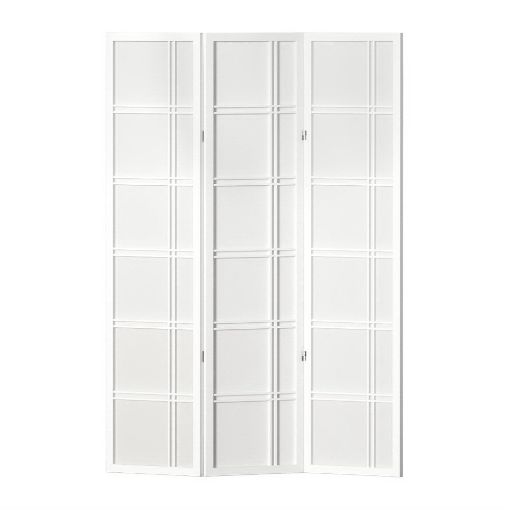 Room Dividers: Artiss 3 Panel Room Divider Screen 132x179cm Nova White