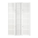 Room Dividers: Artiss 3 Panel Room Divider Screen 132x179cm Nova White