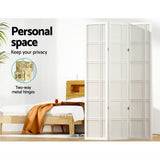 Room Dividers: Artiss 3 Panel Room Divider Screen 132x179cm Nova White