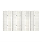 Room Dividers: Artiss 8 Panel Room Divider Screen 353x179cm Nova White