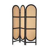 Room Dividers: Artiss 3 Panel Room Divider Screen 151x180cm Rattan Brown