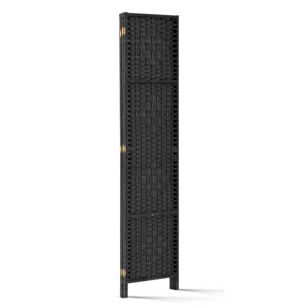 Room Dividers: Artiss 3 Panel Room Divider Screen 123x170cm Woven Black