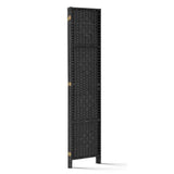 Room Dividers: Artiss 3 Panel Room Divider Screen 123x170cm Woven Black