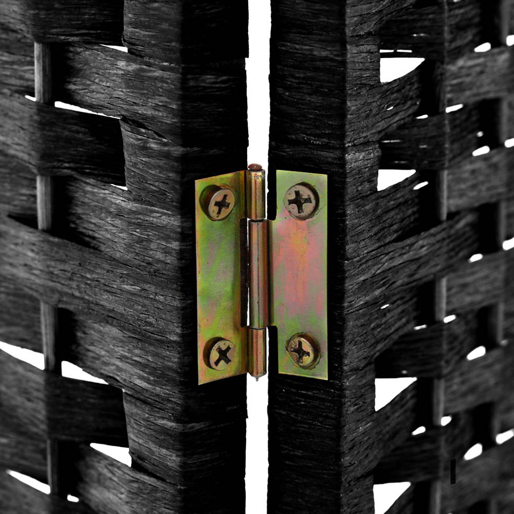 Room Dividers: Artiss 6 Panel Room Divider Screen 245x170cm Woven Black