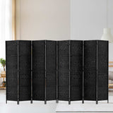 Room Dividers: Artiss 8 Panel Room Divider Screen 326x170cm Woven Black