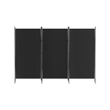 Room Dividers: Artiss 3 Panel Room Divider Screen 260x180cm Fabric Black