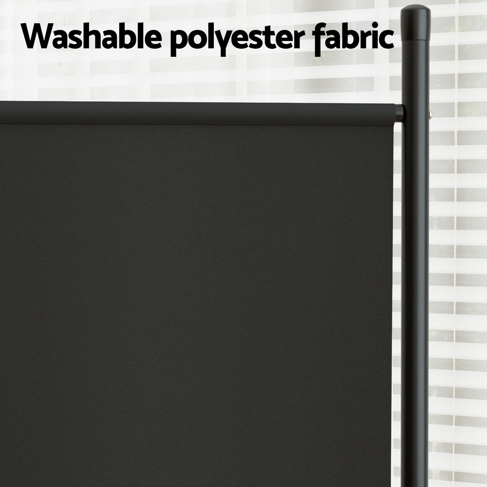 Room Dividers: Artiss 3 Panel Room Divider Screen 260x180cm Fabric Black