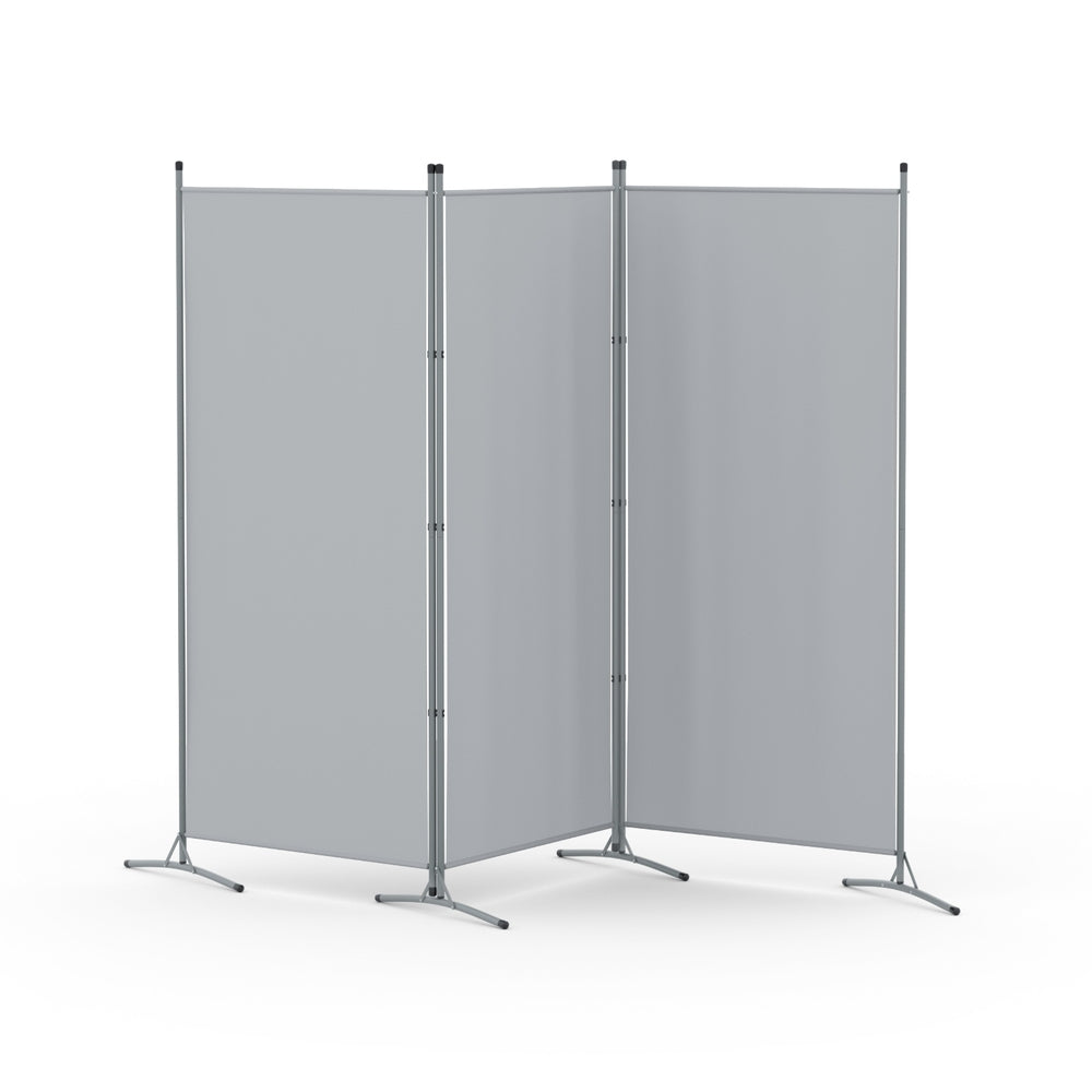 Room Dividers: Artiss 3 Panel Room Divider Screen 260x180cm Fabric Grey