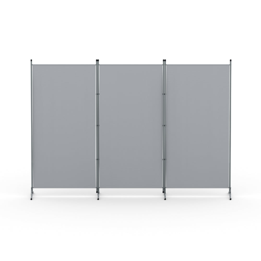 Room Dividers: Artiss 3 Panel Room Divider Screen 260x180cm Fabric Grey