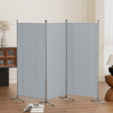Room Dividers: Artiss 3 Panel Room Divider Screen 260x180cm Fabric Grey