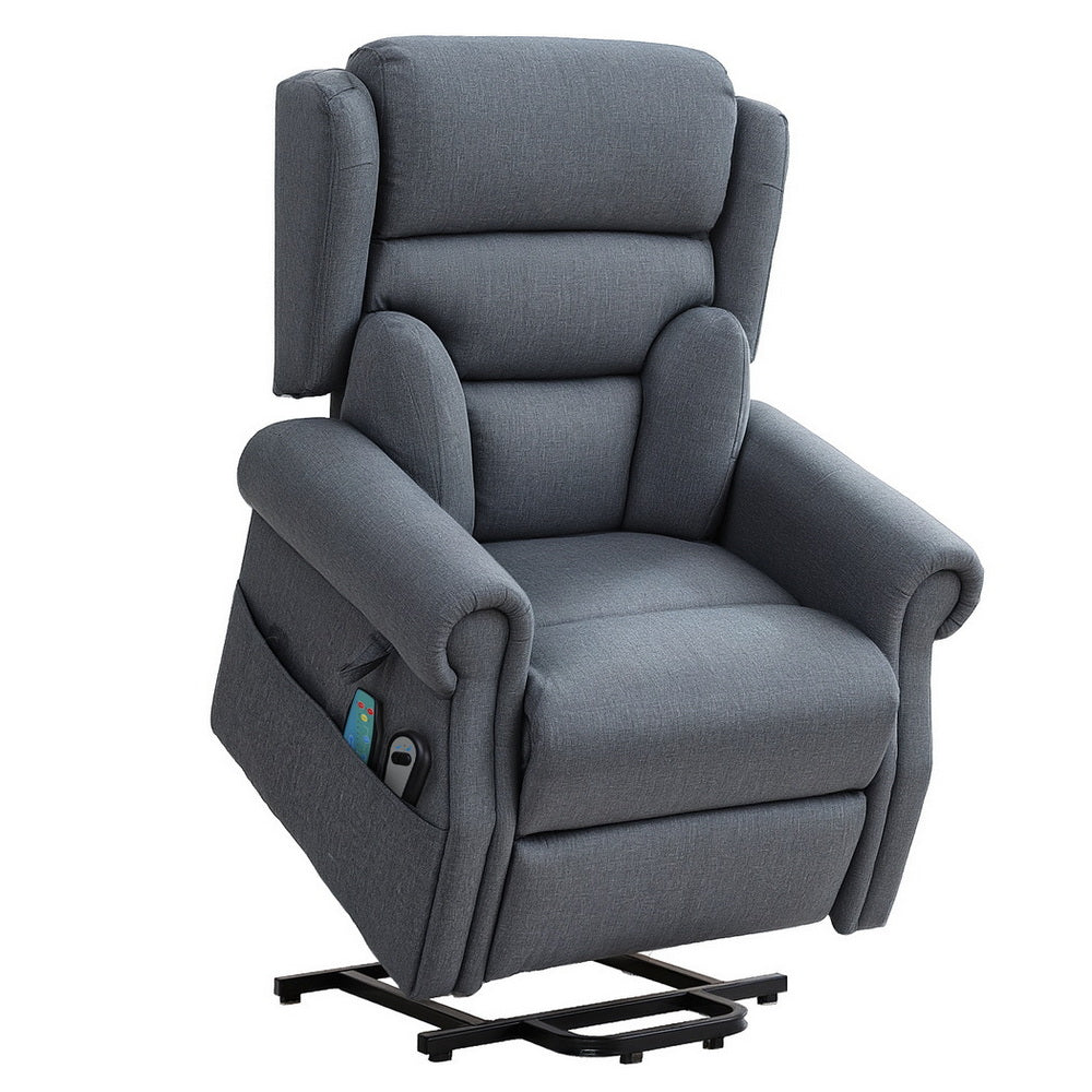 Arm Chairs & Recliners: Artiss Electric Recliner Chair Power Lift Massage Heated Recliner Sofa