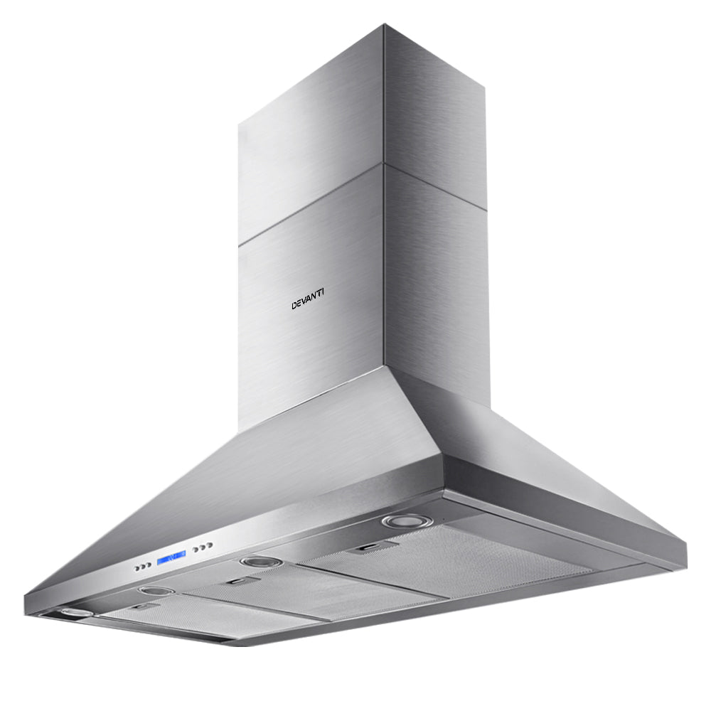 Cooking Ranges: Devanti 1200mm Range Hood 120cm BBQ Commercial Rangehood