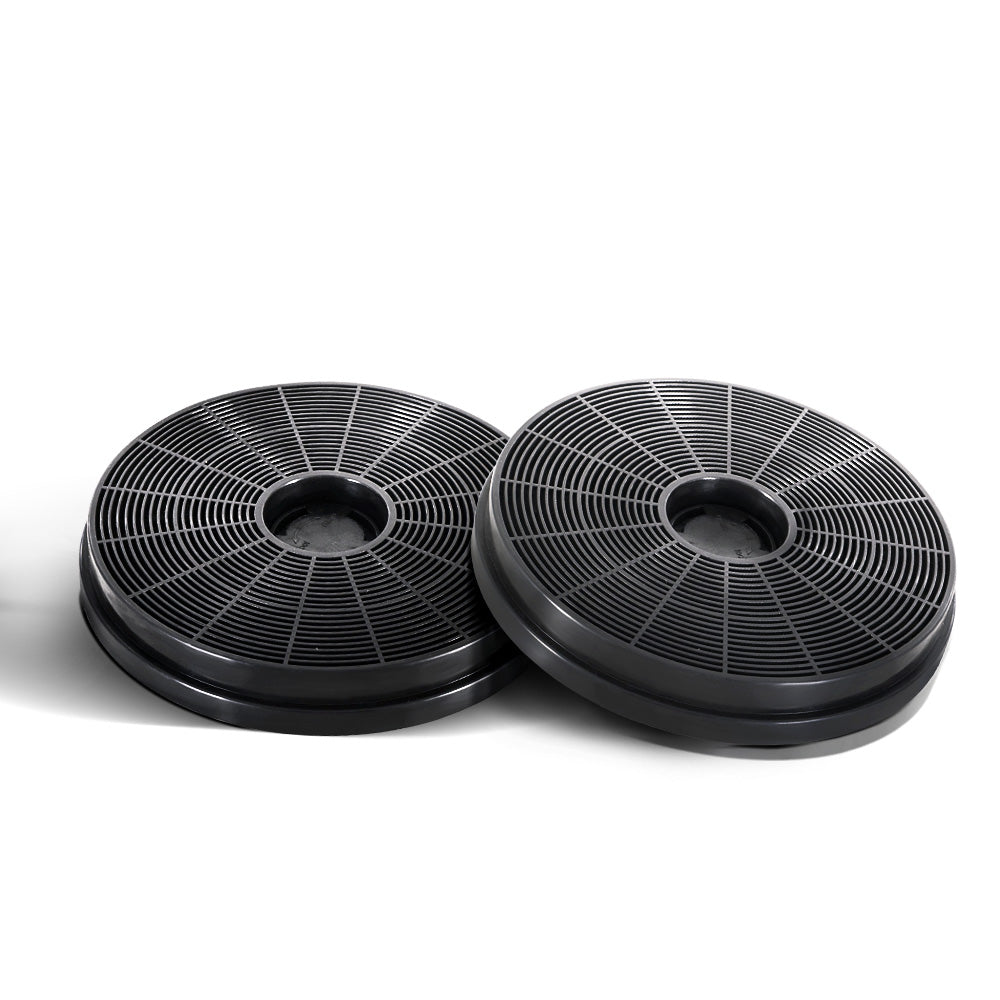 Cooking Ranges: Devanti 17cm Range Hood Carbon Charcoal Filters Replacement X2